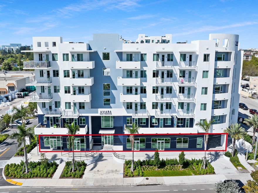 Aviara East offers brand-new retail and restaurant leasing in one of Pompano Beach’s fastest-growing areas. Located on high-traffic S. Dixie Hwy, this mixed-use development spans 5.13 acres with three high-rise buildings, providing a built-in customer base. Ground-floor retail features open layouts, large storefronts, and flexible spaces, with ample parking and high visibility. Custom design elements by artist Butrint Morina add a unique touch. Ideal for businesses looking to establish themselves in a thriving, high-demand market.