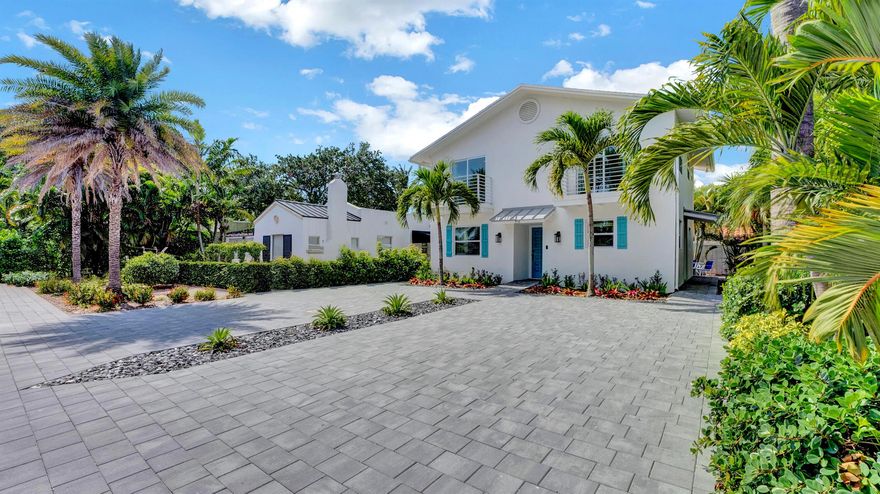 PRICE REDUCTION! Updated 6-Bedroom Home with Guest House - Just Half a Mile to Atlantic Avenue and One Mile to the Ocean. This property offers nearly 3,000 square feet of fully furnished living space, complete with full impact windows and doors, and modern finishes throughout.The main residence (1,780 SF) features 3 bedrooms plus den, 2.5 baths, a granite kitchen with stainless steel appliances, and open, light-filled living areas. The guest house (1,157 SF) provides 3 bedrooms, a full kitchen, laundry, separate entrance, and its own meter, ideal for guests, in-laws, or flexible living arrangements.Additional highlights include: double driveway, no HOA restrictions, space for a pool, and a prime location in one of Delray's most desirable neighborhoods. Turnkey property!