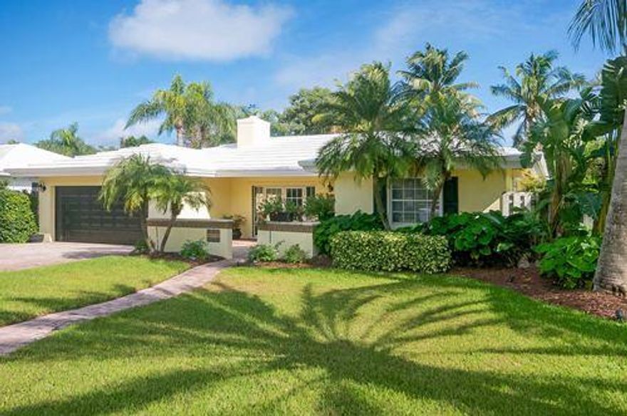 Adorable house  in one of East Boca's best beachside communities nestled between the intracoastal and the ocean. This home is in immaculate condition with new kitchen and impact glass throughout. Other features include a great room with dining area and den/family room, 3 bedrooms and 3 bathrooms. The flooring is wood parquet and ceramic tile,  an alarm system is installed that a tenant could have monitored if they wish. There is a 2 car garage with brick driveway and side paving. Outside is a spacious garden with a beautiful pool and deck area, pretty landscaping and stunning lighting for a perfect tropical lifestyle.Mizner Park and Royal Palm Plaza are a short walk away with cinema, shopping, restaurant and galleries.