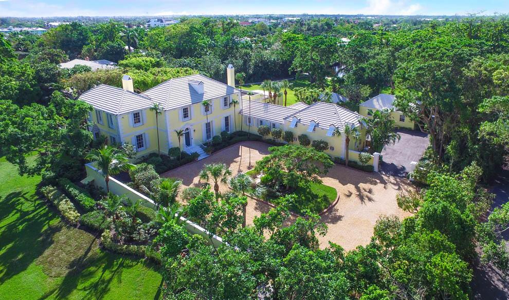 Known as Lemon Hill, this private Gulf Stream compound offers a rare opportunity with approximately 250 linear foot yacht basin currently under construction as well as infinity edge pool and patio. With absolutely nothing like it in South Florida, the 2.6 acre estate includes a main house; guest and caretaker houses; and spacious grounds just off the Intracoastal Waterway with nearby inlet for ocean access. Built in 1939 and designed by society architect Marion Sims Wyeth, the Georgian manor offers a timeless elegance with over 9,300 total square feet and seven total bedrooms. Close to shops and restaurants in Delray Beach and Palm Beach. Endless possibilities await. Enjoy the property now; renovate the compound; or build your dream home. Truly a one-of-a-kind South Florida opportunity.