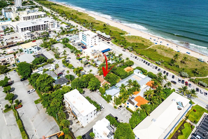 Beachside living at its best! This fully-renovated studio villa is located less than a block from vibrant Atlantic Avenue and just steps from the beach. Inside, you'll find a modern open layout with sleek finishes, a stylish kitchen with stainless steel appliances, a spa-like bathroom, and the convenience of an in-unit washer and dryer. Light and bright with coastal charm, this space is designed for comfort and ease. Enjoy the ocean breeze from your private outdoor patio, perfect for morning coffee or evening relaxation. With assigned parking and impact windows, you'll have peace of mind while living in one of the most desirable locations in Delray Beach!