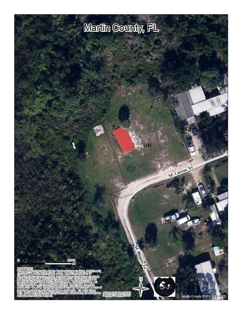 This sale includes 2 lots. This sale consists of lots 343842004000001809 and approximately 100 x 100 along the easterly portion of lot 343842004000002602. Lot 343842004000002602 is about 3 acres but is mostly wetlands. The wetlands will be retained by the seller for the time being. Either lot should be buildable, and the seller thinks that a mobile home or a conventional home is allowed in the community. There is an older swimming pool (covered) on lot 343842004000001809 that may be in useable condition. There is also an old well and septic. Mobile homes have been removed from these properties. The seller will not separate the lots.