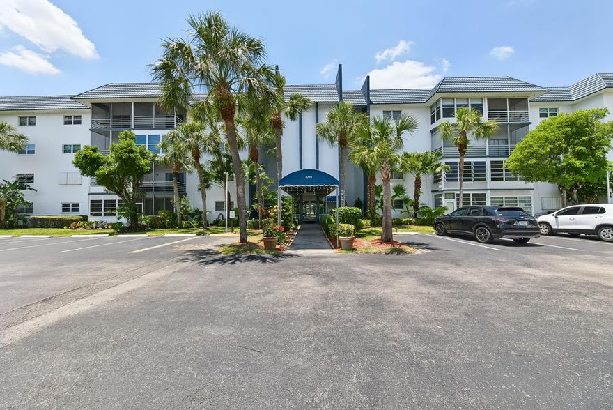 Spacious top-floor 1 Bed/1.5 Bath condo in the active 55+ community of Castle Gardens — and the lowest priced unit in the community! This unit features a screened-in patio, oversized walk-in closet, and a secure building with elevator, laundry rooms on 2nd and 3rd floor, storage, and pool just steps away. The Castle Gardens community is loaded with amenities all included in the low monthly maintenance fee -- featuring a clubhouse, billiards, bowling, card room, courtesy bus, 2 gyms, and 3 swimming pools. A fantastic primary residence or investment opportunity with strong upside potential. Conveniently located near shopping, dining, major transportation, Central Broward Park & Broward County Stadium and 20 minutes from Downtown Fort Lauderdale.