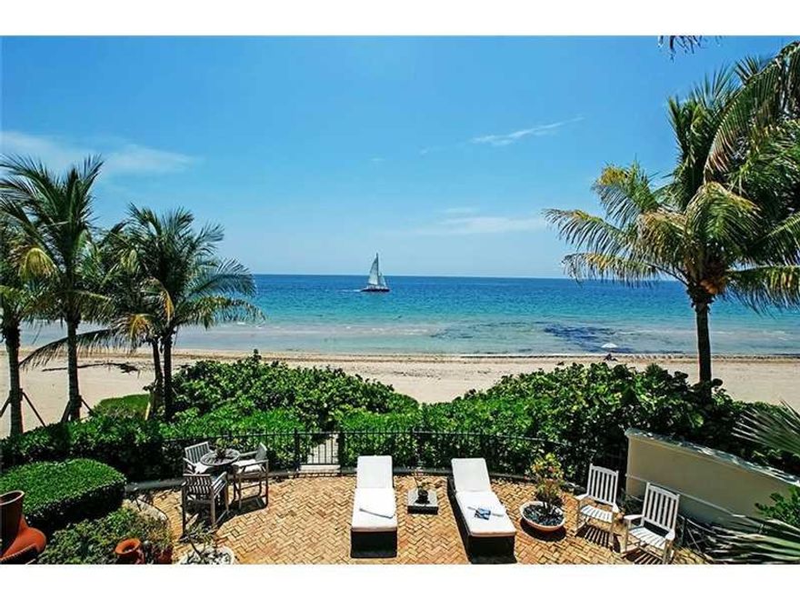 Fort Lauderdale Beach - MAJOR PRICE REDUCTION!!  Beautiful, move in condition Oceanfront 5 bedroom, 5 1/2 bath pool home directly on the sand! Great 270 degree view of the Atlantic Ocean!  Be one of the select few to own one of only 49 oceanfront residenc es in Fort Lauderdale!  Spacious, open living, dining & kitchen areas + media room.  Lucrative vacation rental program currently in place if new owner wishes to continue. OWNER SAYS SELL NOW!! Just reduced $600,000!! See attachment for further details.