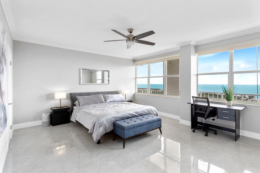 Fully furnished. Amazing Extra-large 1 bedroom 1 1/2Bathroom 19th Story condo with sweeping views of the Ocean, Intracoastal, Yacht Club, downtown Fort Lauderdale, Birch state park and Bonnet House! Offered furnished with newly remodeled kitchen, bathrooms and flooring. This is the way to live in Fort Lauderdale. Spectacular 360-degree rooftop views of the entire area with a new updated heated rooftop pool and gym. The building is professionally managed and well-run. Great location, close to the Central Beach entertainment area, great restaurants and shopping. Less than 1 year rental also considered for $neg. Come and have a look for yourself, you won't be disappointed.