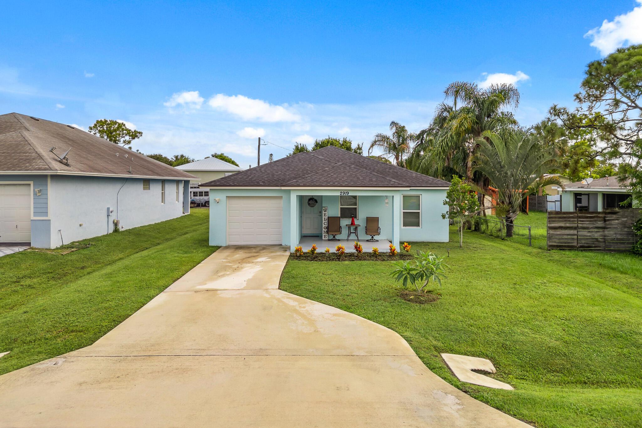 Charming 3-bedroom, 2-bath home in the heart of Stuart! This well-maintained property features a desirable split floor plan, open living and dining area, and stylish wood-look tile flooring throughout. The fenced backyard offers privacy and space for pets, play, or gardening. Conveniently located close to I-95, shopping, dining, and top-rated Martin County schools--perfect for commuters and everyday living. Don't miss this opportunity to own a move-in-ready home in a great location!