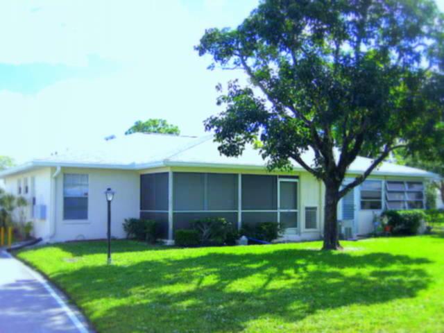 RENOVATED, 2 BD / 2 BTH, TRUE CORNER VILLA. UPDATED KITCHEN WITH NEW CABINETS, SINK AND QUARTZ COUNTER TOPS. TILE FLOOR THROUGHOUT, FRESHLY PAINTED, NO POPCORN CEILINGS , BEAUTIFUL GARDEN VIEW, VERY PRIVATE SETTING, CONVENIENT TO CLUBHOUSE AND COMMUNITY ENTRANCE, ACTIVE CLUBHOUSE WITH ACTIVITIES, 55+ AGE RESTRICTED COMMUNITY, SMALL PET LESS THAN 22 LBS OK WITH BOARD APPROVAL, CABLE AND WATER INCLUDED. LEASED UNFURNISHED.>>> 1 OCCUPANT MUST BE AT LEAST 55 YEARS OF AGE<<<