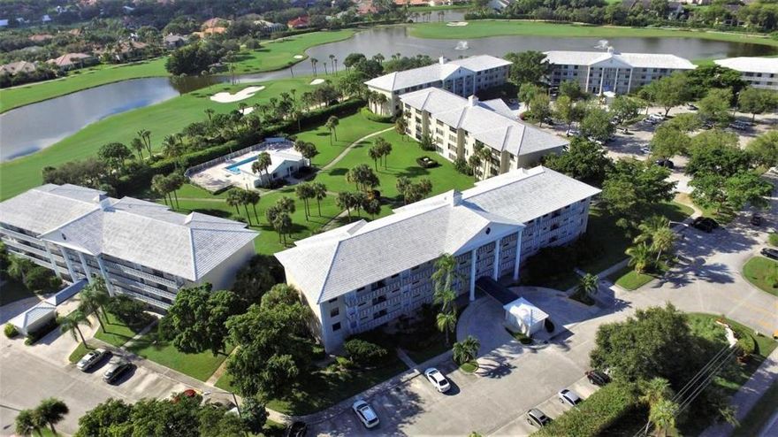 Pristine and clean!  This 4th floor unit has only been used part time for the past 15 years.  Enjoy two private balconies, with northern exposure, overlooking a community pool, tropically landscaped grounds and Bear Lakes golf course.  Unit #403 features a split bedroom floor plan with a bonus room that can be used for extra storage, den, office, exercise room, etc.  Whitehall community stretches along the west side of Village Blvd. adjacent to Bear Lakes golf course.  Residents of Whitehall enjoy access to four pools, each with their own clubhouse and fitness room, sidewalks that stretch throughout the community and a central location with ease of access to everything West Palm Beach has to offer.