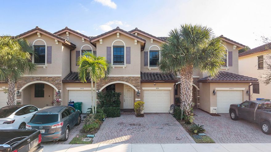 Beautifully maintained two story townhome in the heart of Margate, minutes from highly sought after attractions. Home built in 2019! Offers a bright and open layout with comfortable and large living spaces throughout, emphasizing natural light and high ceilings. Quiet and well kept gated community with pool that is rarely available conveniently close to shopping, dinning, parks, hospitals, and major roadways making transportation a breeze. Homeowners have added additional storage space, fans, and lighting upgrades throughout home, low HOA.