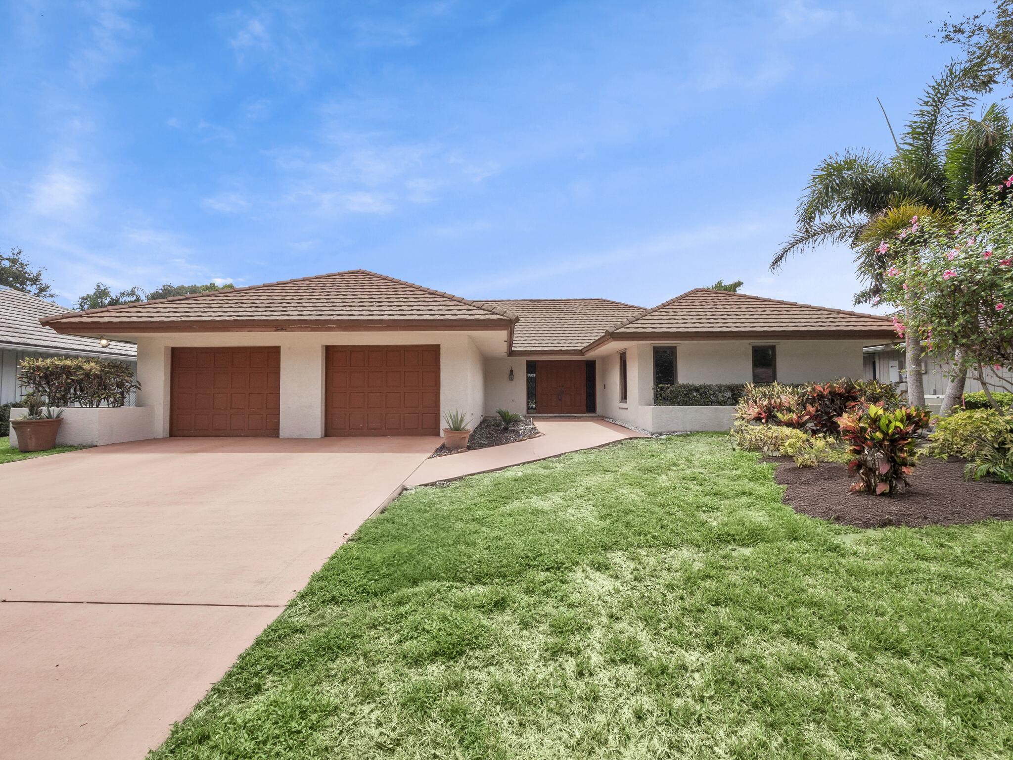 Original owner home, meticulously maintained and built with quality CBS construction. The versatile floor plan is ideal for those seeking a solid investment with the opportunity to remodel and personalize to their taste. This residence has been lovingly cared for and provides the perfect canvas for updating! The flexible layout includes 2 LARGE bedrooms w/walk in closets. Master has cabana bath & sliders open to pool. The den and laundry room can both be converted into a 3rd & 4th bedroom/office. The 1/2 bath has space to add a shower. Features include metal roof, soaring cathedral ceilings, a cozy fireplace, 2019 ac unit and pocket sliding doors that connect indoor and outdoor living. The private oversized backyard has a screened in pool that was resurfaced and retiled in 2024,