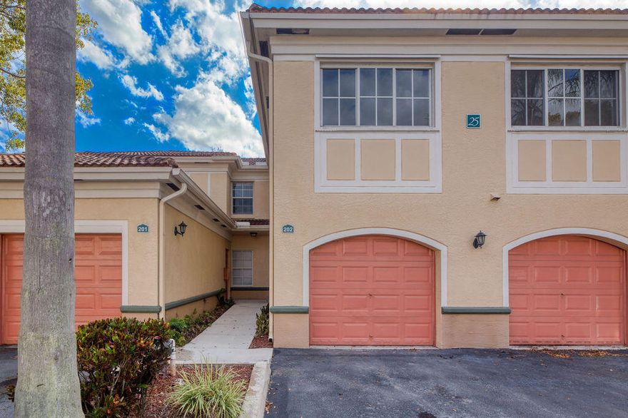Welcome home to 2400 Centergate Drive, Unit #202! Discover the perfect blend of Florida sunshine, everyday convenience, and house-like comfort in this beautifully appointed townhome. Located in one of Miramar's most desirable and well-maintained communities, this spectacular 3 bedroom,  2 bathroom multi-level home is ready to elevate your lifestyle.