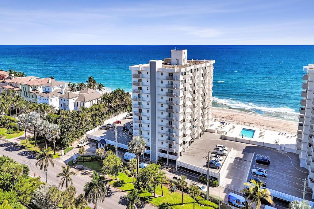 Photo of 4505 S Ocean Boulevard #107, Highland Beach, FL 33487 (MLS # R11140349)