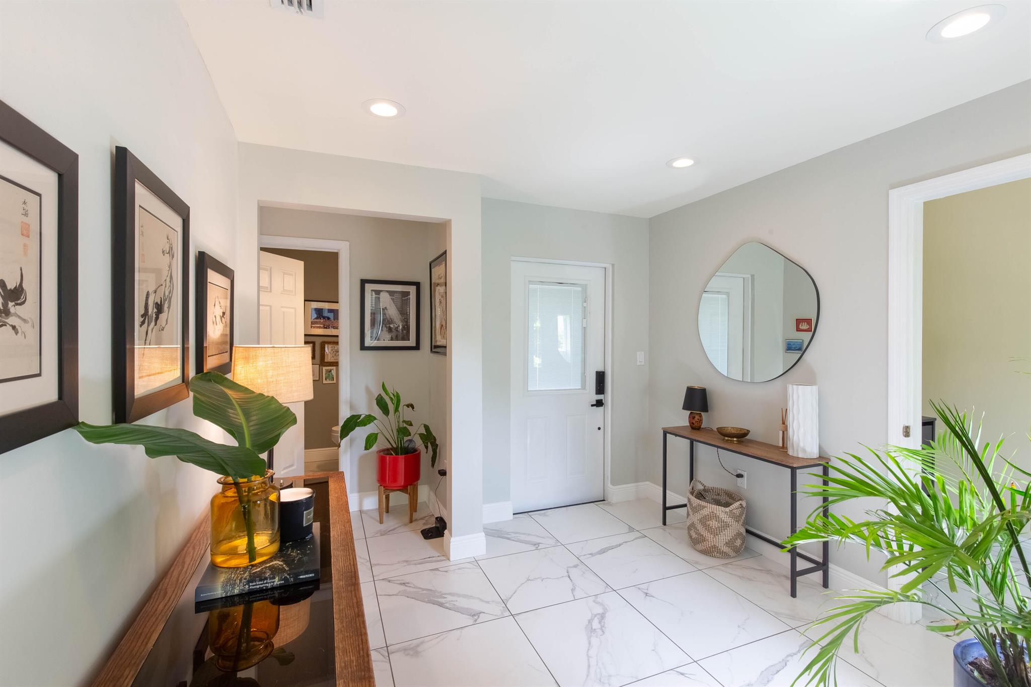 Don't miss this rare opportunity to rent this gem!! Located in the heart of Lake Worth Beach, just blocks from downtown and the beach, this gorgeous renovated 3-bedroom, 2.5-bathroom home offers a bright, open floor plan with a fully equipped kitchen. French doors from the master bedroom and kitchen open to a large and well-designed fenced backyard with a lovely outdoor dining area! It is a must see!