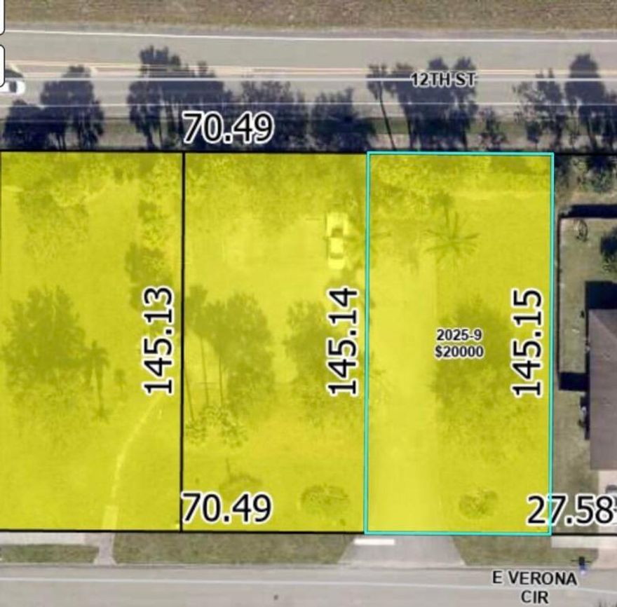 END OF YEAR SALE! Three vacant lots with floor plan approvals. Buy one or all three. The seller is motivated. The IRC utilities and FPL are at the street. The plans are permit ready and partial payment of impact fees has been made. Approved building lots from the county. Documents are attached. These are the last three lots in Verona Trace. This is a perfect spot for a multigenerational family where all are close to one another. Community has clubhouse, fitness room, spa, pool, and courts. Close to I-95 and Vero Beach Outlets including Steak 'n Shake, Cracker Barrel and Best Western Plus.