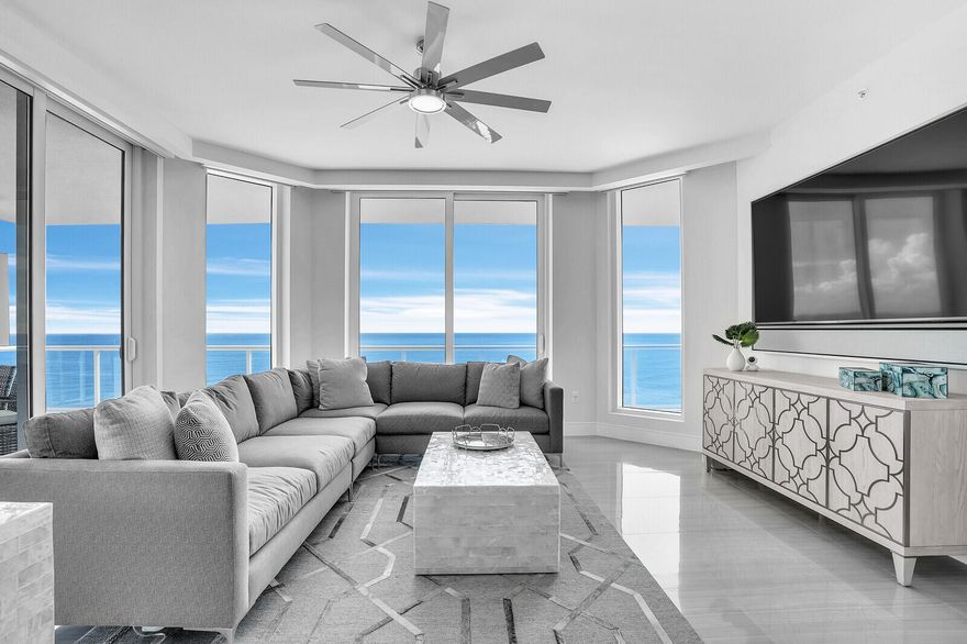 This stunning residence offers the perfect blend of modern design and coastal elegance. Located on the 18th floor, it showcases sweeping views that will take your breath away. Step inside to discover sleek Italian cabinetry, open and stylish living spaces, and a fully turnkey design ready for immediate enjoyment.The home is equipped with smart-home technology, allowing you to control everything from lighting to window treatments right from your iPad. Arrive in style with your very own private floor entrance, ensuring exclusivity and privacy.Move-in ready, modern, and sophisticated--this is the effortless luxury lifestyle you've been waiting for at Vista Blue.