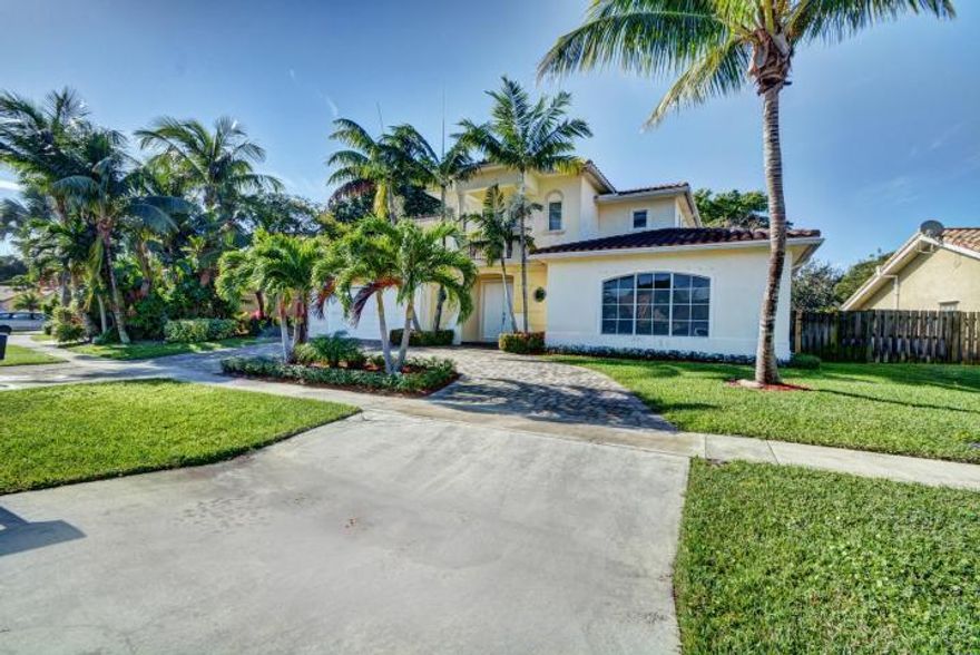 Beautiful 2 Story Custom Estate Home in the heart of Boca Raton. Home has just been freshly painted inside and out,  all new landscape  featuring 5 bedrooms, 4 1/2 bathrooms with a loft.  A full guest room and bathroom downstairs + office. Neutral colors with a bright and open floor plan. Kosher  Kitchen features cherry cabinets, granite counter-tops, double ovens, double microwaves and double dishwashers.  This house is truly set up for entertaining and a family  to spread out.  Upstairs features a loft and a split floor plan for privacy.   Marble floors on the first level, Impact glass windows on the second floor, 3 AC zones, circular driveway.  OWNER IS MOTIVATED!!!!!!!! Large back yard with  pool, new hedges have been planted to create more privacy and a back door that will allow you to walk to house of worship, front has a circular driveway. Impact glass windows on the second level. Close to All ''A'' rated schools, highways, shopping and houses of worship...
$SELLER MOTIVATED$$$ BRING REASONABLE OFFERS!!