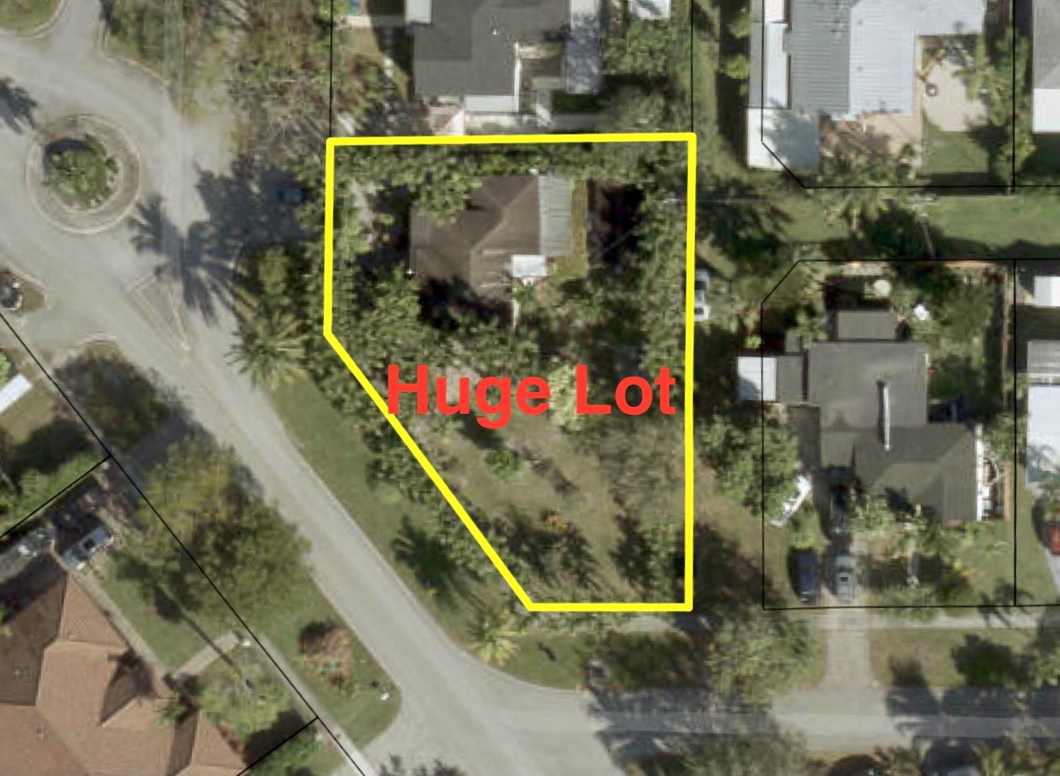 This Home is an EXCELLENT VALUE- Priced Well Below Market Value! Some TLC and updates needed. HUGE ¼ Acre Oversize Lot with Palm Trees and Many Potential Uses. Plenty of Room for a Pool, Deck, Additional Parking, RV, Boat, Etc. The Surrounding Area has Homes for Sale at Substantially Higher Prices. Currently the Layout is 2 Bedrooms 1 Bath in the Main Residence and Studio and 1 Bath in the Rear Structure, which is being used as a Studio Apartment. This Home is Priced Right for a Quick Sale. Showings By Appointment Only Please.
