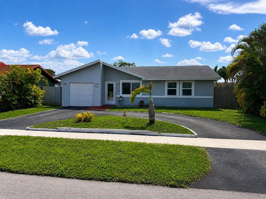 Come see this gorgeous fully remodeled 3-bedroom, 2-bathroom single-family home with NO HOA! This move-in ready property features sleek tile flooring throughout, a beautifully updated kitchen with granite countertops and wood cabinetry, plus all impact windows and doors for added style and peace of mind. Enjoy a newer roof, solar panels for energy efficiency, and a spacious layout perfect for comfortable living and entertaining. Conveniently located near shopping, dining, schools, and major highways — this home is a must-see!