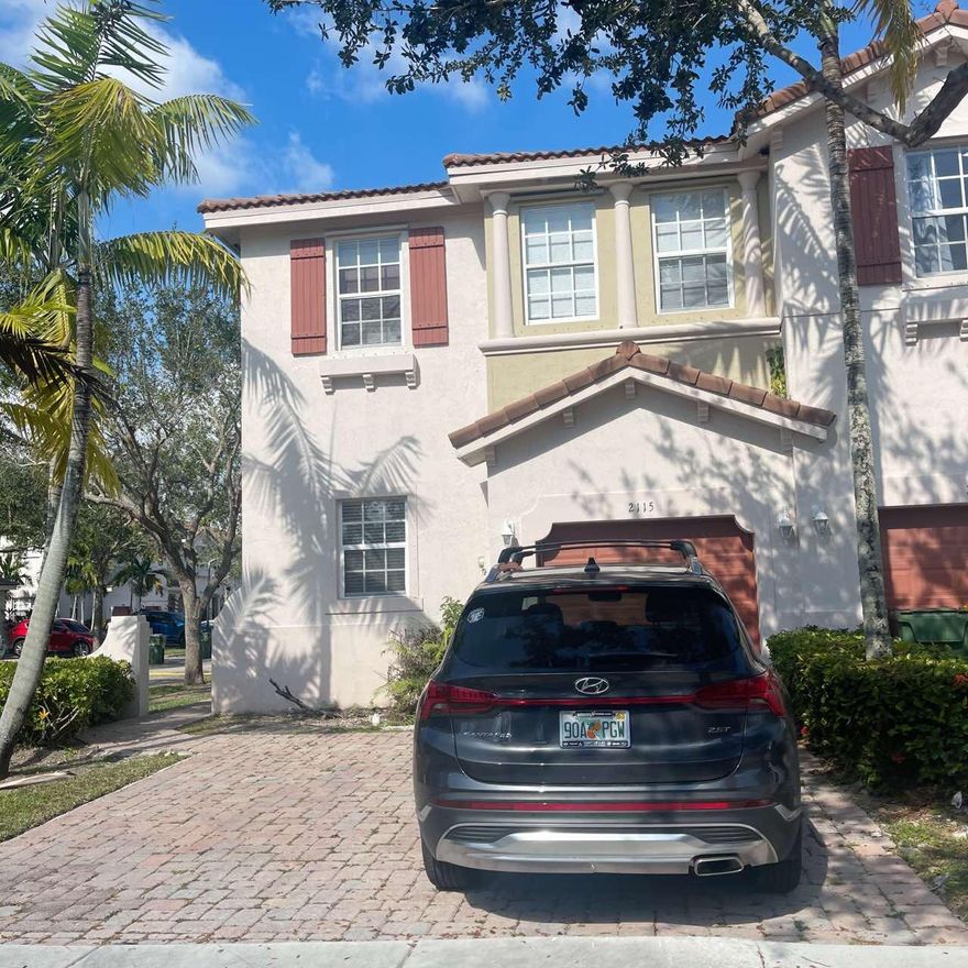 BEAUTIFUL TOWNHOUSE WITH 3 BEDROOMS AND 2.5 BATHROOMS WITH GARAGE.GATED COMMUNITY WITH. LOCATED JUST A 2
MINUTE DRIVE FROM THE TURNPIKE AND 5 MINUTES TO US1.
Buyer to get all information from association. All measurement are estimate and buyer should verify all measurement.
