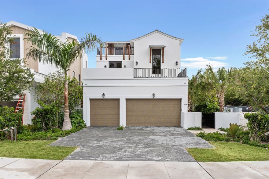 Picture yourself on a charming island, a sun-kissed oasis where ivory sands cradle your steps and history lingers around every corner. Amidst swaying palms and regal architecture, the air carries a timeless sophistication, weaving a tapestry of enduring seaside luxury. That's the feeling evoked by The Palm Beach at Cache11, Delray's most prominent new-construction development inspired by the best of South Florida's Atlantic coast.

With Cache11 and The Palm Beach, five of the most acclaimed teams in South Florida real estate — Stamm Development Group, Affiniti Architects, Decorators Unlimited, Seagate Capital Construction, and Nielsen Landscape Architects — have collaborated to craft a new standard of bespoke living in one of Delray Beach's most alluring neighborhoods. This 3-story home comprises 6,793 total SF, 4,732 of which are under A/C, five bedrooms, six full bathrooms and two half bathrooms, as well as a three-car garage. Just a few blocks from Delray's most beloved amenities, including pristine beaches and elevated shopping and dining destinations on Atlantic Avenue, the home's transitional design style reflects the subtle detailing and sophisticated nature of a restored London townhome through the lens of coastal elegance. A blend of contemporary and historic styles, the home's finessed interior detailing, clean-lined architectural moldings, bold patterns and textures, and rich finishes help blur the lines between past and present. Its style evokes the comfort of nostalgia without sacrificing the convenience of luxury, with a custom-crafted aesthetic that's both warm in nature and inviting by design.  

Upon entering, you're greeted by the open great room and kitchen with a spacious island that seats five. The great room leads to either the outdoor space and its covered lanai, heated saltwater pool, spa, and summer kitchen, or to the primary suite and spacious bathroom with dual vanities, soaking tub, and walk-in closet. Rounding out the ground floor is a private home office with its own bathroom and views overlooking the pool.  

The home's staircase and private three-story elevator connect its levels, the second of which comprises four additional bedrooms  one fitted with extra luxury amenities for VIP guests  each with its own ensuite bathroom and walk-in closet, as well as a loft space and covered balcony.  

The third floor is reserved for the home's grand club room, with ample space for lounging or hosting watch parties, and includes its own fully-equipped wet bar and bathroom, along with an uncovered balcony for soaking in the sun and saltwater breeze.  

Find your way to a historic standard of luxury, to a home that defines a new paragon of excellence in South Florida living, when you discover The Palm Beach at Cache11. Delivering Q4 2024. 

Disclaimer: The information published & provided including but not limited to prices, measurements, square footages, lot sizes, features, finishes, and calculations are subject to errors, omissions or changes without notice. All such information should be independently verified. All parties should perform their own due diligence on pre-construction sales to verify all information. 

Developer fee of 1.5% of the purchase price at closing.