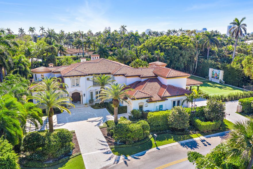 Resort Style Living in Phipps Estates. You won't want to leave! Enjoy this masterful 15,835 SF seven bedroom estate on over an acre complete with tennis court with viewing loggia, summer kitchen, cabana with fireplace, garden pagoda, heated pool, multi-car garage, impeccable landscaping. Phipps Estates has a residents' association (HOA) with ala carte services provided by a local property management firm. DISCLAIMER: Information published or otherwise provided by the listing company and its representatives including but not limited to prices, measurements, square footages, lot sizes, calculations and statistics are deemed reliable but are not guaranteed and are subject to errors, omissions or changes without notice. All such information should be independently verified by any prospective purchaser or seller. Parties should perform their own due diligence to verify such information prior to a sale or listing. Listing company expressly disclaims any warranty or representation regarding such information. Prices published are either list price, sold price, and/or last asking price. The listing company participates in the Multiple Listing Service and IDX. The properties published as listed and sold are not necessarily exclusive to listing company and may be listed or have sold with other members of the Multiple Listing Service. Transactions where listing company represented both buyers and sellers are calculated as two sales. The listing company's marketplace is all of the following: Vero Beach, Town of Orchid, Indian River Shores, Town of Palm Beach, West Palm Beach, Manalapan Beach, Point Manalapan, Hypoluxo Island, Ocean Ridge, Gulf Stream, Delray Beach, Highland Beach, Boca Raton, East Deerfield Beach, Hillsboro Beach, Hillsboro Shores, East Pompano Beach, Lighthouse Point, Sea Ranch Lakes and Fort Lauderdale. Cooperating brokers are advised that in the event of a Buyer default, no commission will be paid to a cooperating Broker on the Deposits retained by the Seller. No commissions are paid to any cooperating broker until title passes or upon actual commencement of a lease. Some affiliations may not be applicable to certain geographic areas. If your property is currently listed with another broker, please disregard any solicitation for services. Copyright 2021 by the listing company. All Rights Reserved.