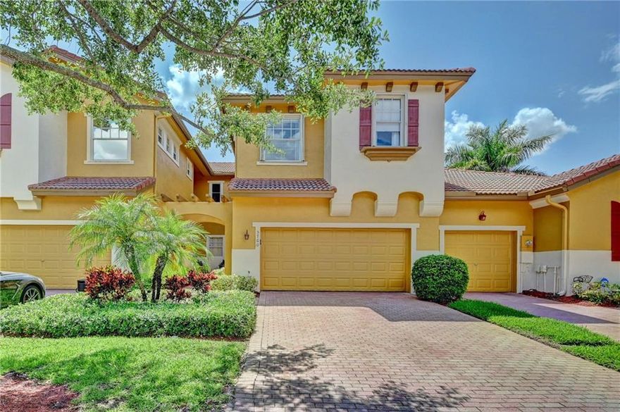 PARKLAND LIVING! LOCATED ON THE WATER! Property is Zoned for Parkland's Top Schools! Amazing Opportunity to Rent at the Tuscany at Heron Bay. Exterior just got repainted! This unit is on an oversized lot, & located within walking distance of community pool & clubhouse. Property has been impeccably maintained and features upgrades including: renovated kitchen w granite countertops, EPOXY 2 Car Garage, laminate wideplank flooring, stainless steel appliances, French Door refrigerator, hurricane shutters, TWO walk in closets, double vanity sinks, shower / tub combos HOA Fees Included in the Rent! Washer & Dryer included in rent. Tenant has complimentary access to the several Heron Bay Pools, Clubhouses, Gyms, Tennis & Basketball courts, & much more! Landscaping included! Available 6-14-2023