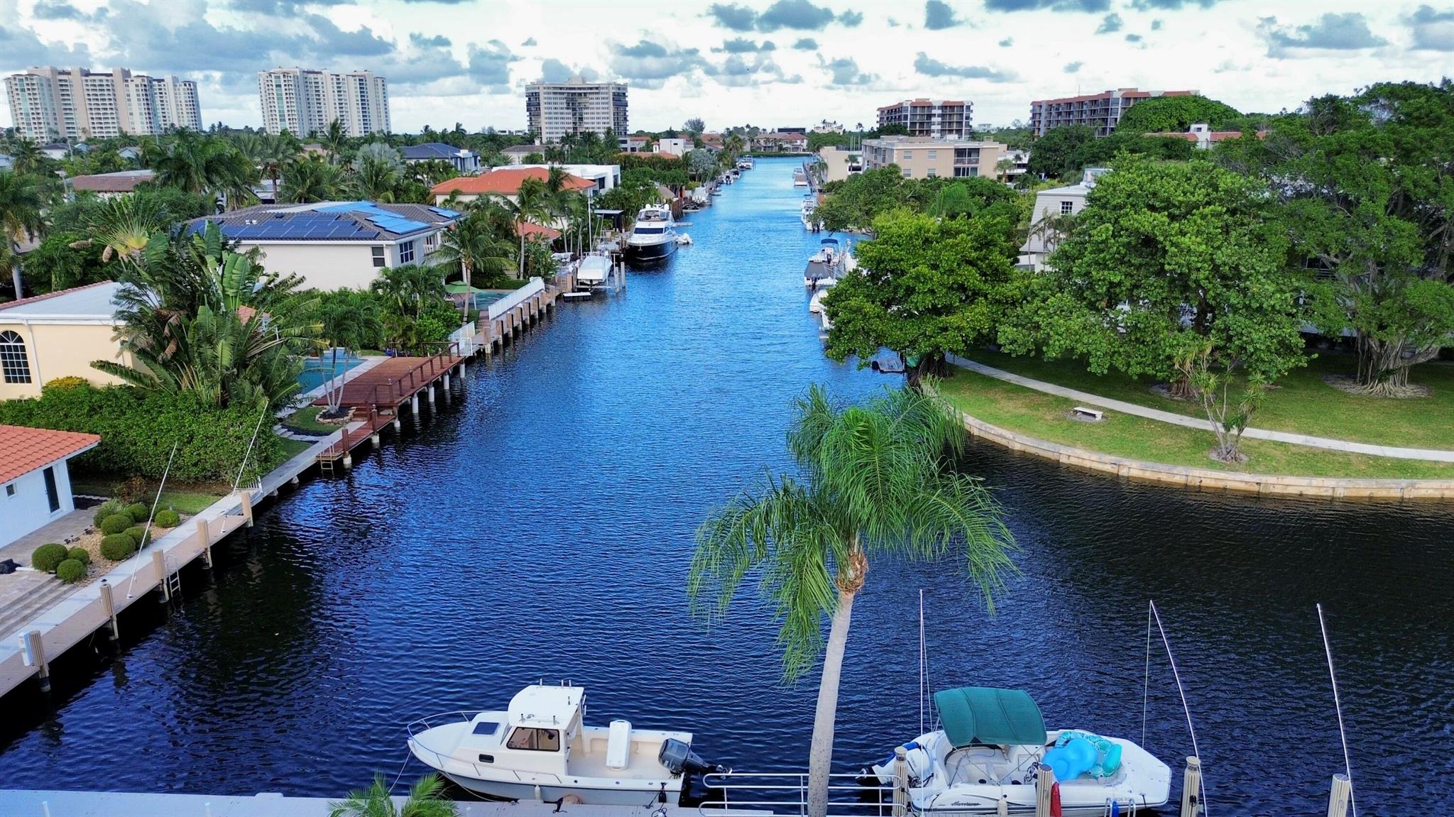 Waterfront Elegance in East Boca Raton Perfect blend of coastal charm and luxury in this completely remodeled 1BR/1BA waterfront condo with enclosed balcony. Ideally located in the heart of East Boca, it is designed for both comfort and sophistication.Step inside to find an open, light-filled layout with high-grade hurricane impact windows and sliding doors. The kitchen boasts an oversized quartz countertop, stainless steel appliances, and ample space for entertaining. Washer and dryer combo inside unit.For boat lovers, enjoy private dock access right outside your door, whether you're bringing your own vessel or meeting friends for a day on the water.Walk or bike to the beach, restaurants, and shops. Minutes to Mizner Park & Downtown Delray. The ultimate East Boca lifestyle!