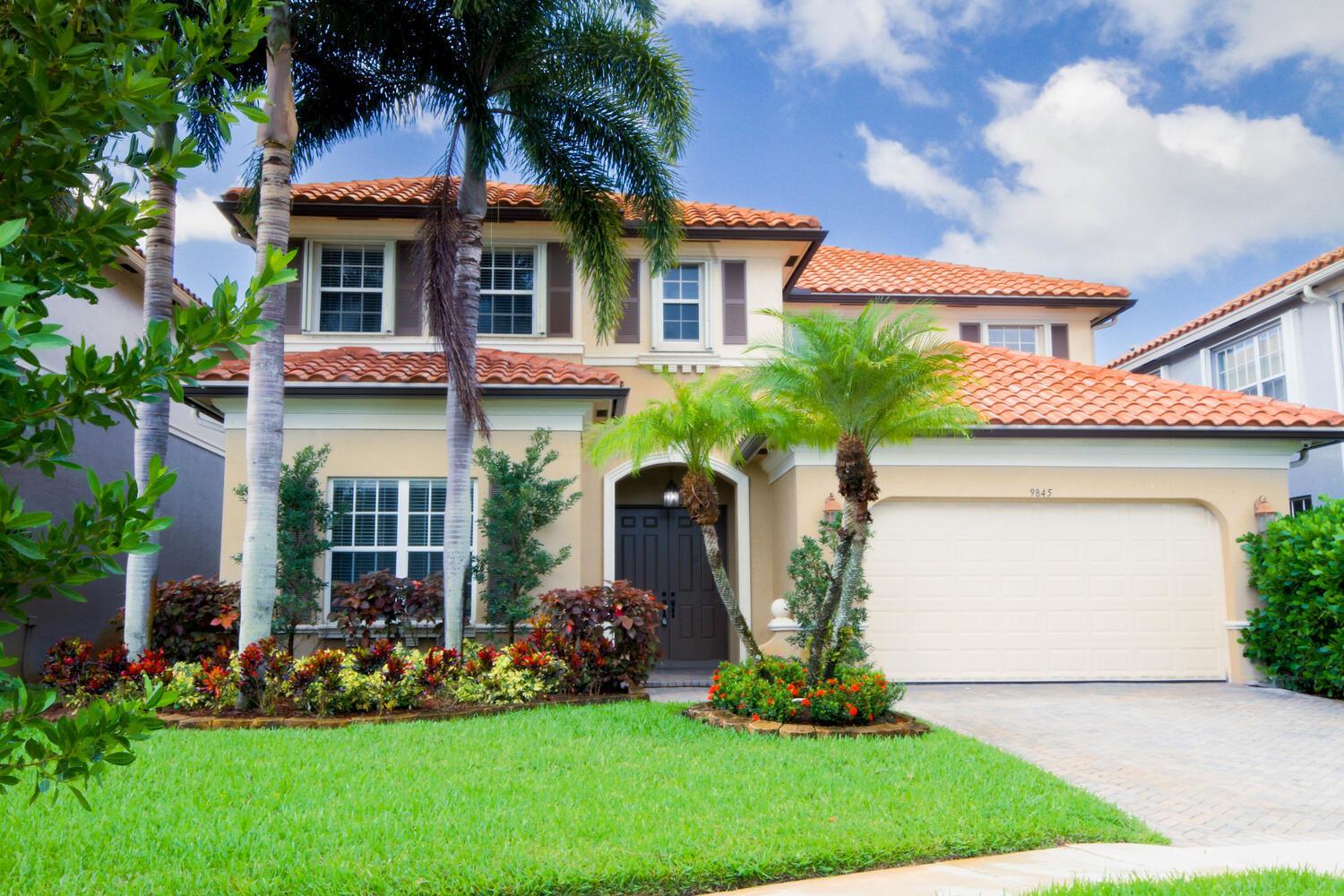 Beautifully updated homei n Countryside Meadows. This newly remodeled home features 5 bedrooms and 4 full bathrooms, large spacious closets, new appliances, newer ACs and a big backyard. There is a primary suite on the first floor. Cobblestone Creek is on the eastside of Lyons Rd just north of Boynton Beach Blvd. This gated community offers a pool, a clubhouse, and is walking distance to shopping and restaurants. This family friendly community is zoned for A Rated schools. Cobblestone Creek is closed to the turnpike, the prestine Atlantic Beaches, and highway 95. Do not miss this opportunity to live in paradise.