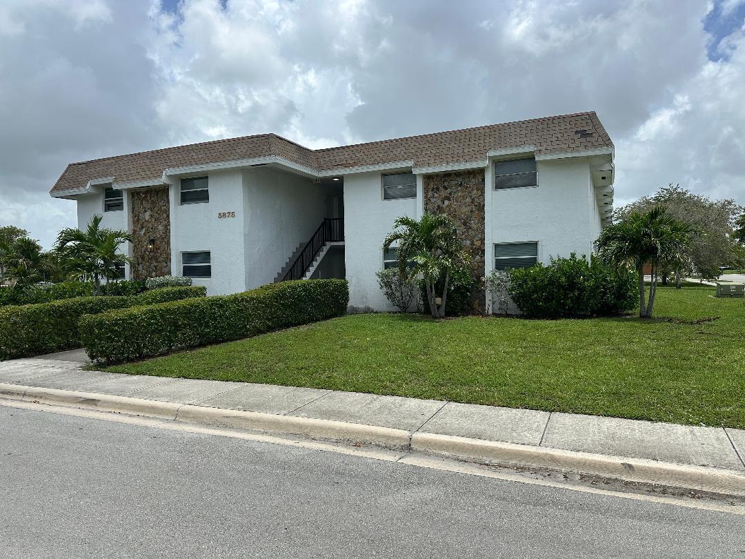This ground floor apt is located on the lake and close to Davie Veterans Park, you couldn’t ask for a more serene location. This spacious and bright 2 bedroom one bath unit is equipped with a fully updated kitchen featuring granite countertops, new cabinets and a renovated bathroom. Central AC.
