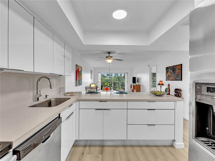 Recently renovated unit overlooking the Palm Course at Palm Aire Country Club. Open kitchen with stainless steel appliances. New floors, bathrooms, air conditioner and hot water heater. Walking distance to the two community pools, the clubhouse and Isle Casino. Nearby park with tennis, pickleball, basketball, volleyball and playground. Dues are 1440.04 paid quarterly. Includes basic cable, HBO and high speed internet. No leasing first two years of ownership. 20% down payment required.