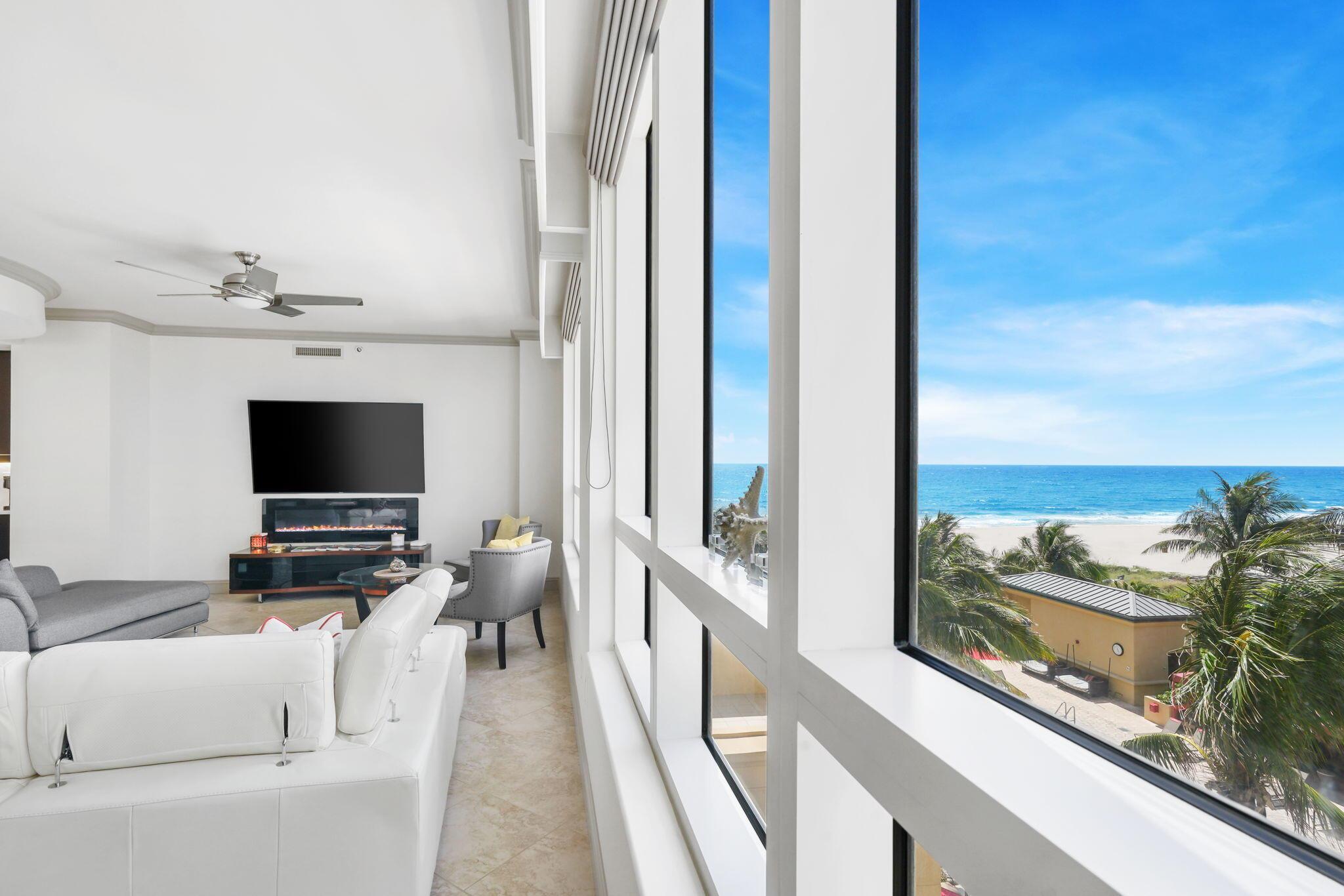 MOVE IN READY. Welcome to coastal charm living at 3800 N Ocean Drive 650. Immerse yourself in the elegance of oceanfront living on the 6th floor this beautifully designed 3-bedroom, 3.1-bath residence boasting uninterrupted Atlantic Ocean views. Available for ANNUAL or SEASONAL lease, this expansive home offers a flowing open-concept layout with floor-to-ceiling glass, seamlessly merging luxurious interiors with panoramic coastal vistas.