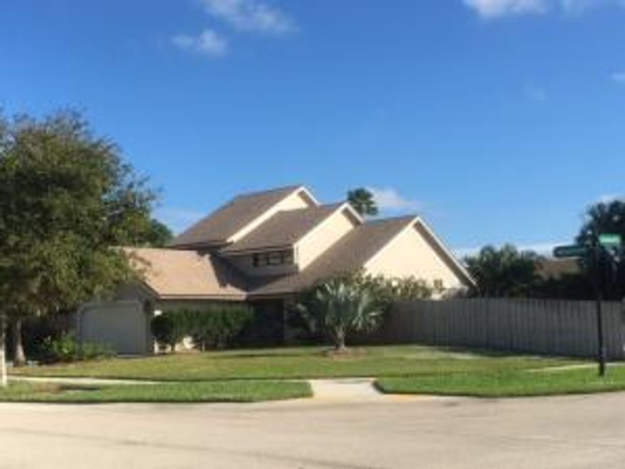 wow!  GREAT HOUSE WITH LARGE FENCED YARD AND BEAUTIFUL SALT WATER HEATED POOL.  UPDATED KITCHEN WITH GRANITE, NEWER APPLIANCES.  NEW ROOF 2012, NEW HIGH EFFICIENCY A/C 2014, ACCORDION SHUTTERS. CLEAN AND NEAT. A RATED SCHOOLS. LOW HOA FEE.  QUIET LOCATION