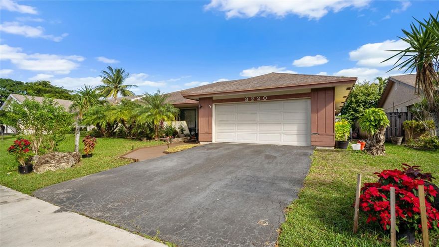 Rare Opportunity! Oversized 3BR/2.5BA home in Sunrise, hitting the market from only its second owner. This meticulously maintained property features an expansive floor plan designed for hosting, including a dedicated bar area and a massive recreation room perfect for a pool table. Enjoy the Florida breeze from your large screened-in patio or the privacy of a spacious primary suite. Perfectly located for families near top-rated schools and just minutes from world-class shopping and dining at Sawgrass Mills Mall. Quick access to major highways ensures a seamless commute. Lush curb appeal and true pride of ownership make this a must-see. Don't miss this cherished gem in a prime location!