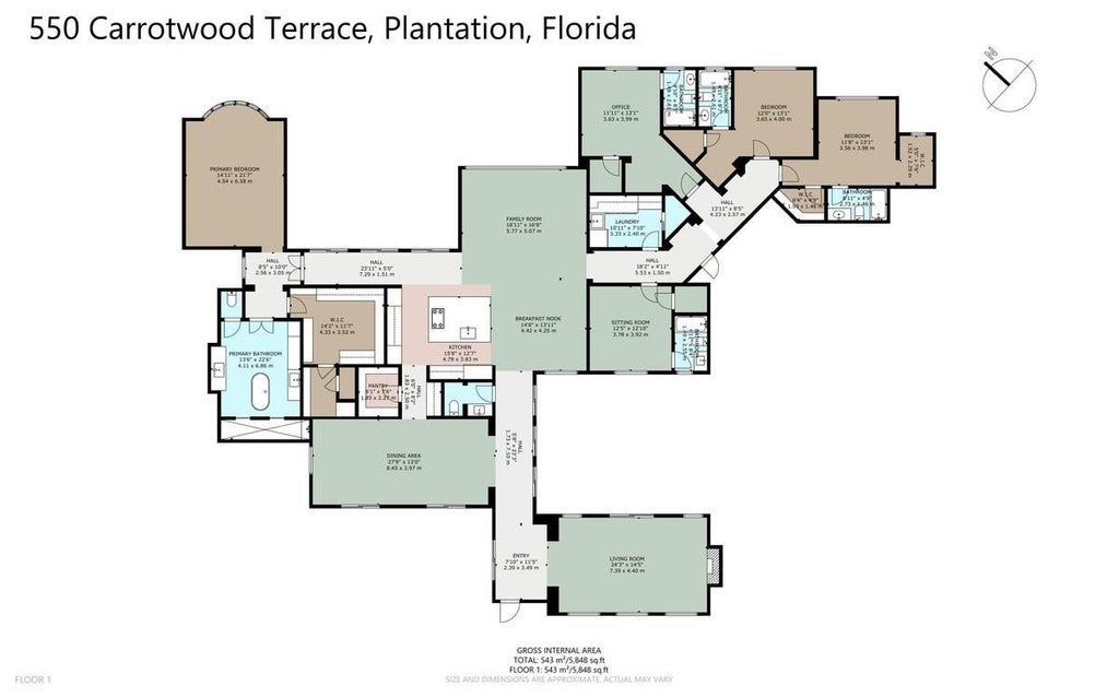 Photo of 550 CARROTWOOD Terrace, Plantation, FL 33324 (MLS # B26075914)