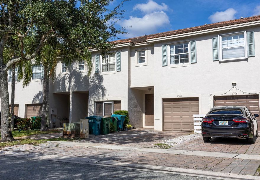 Come see this  community of Prestige Commons in Tamarac. This home features 3 bedrooms, 2.5 bathrooms and a one-car garage, along with a spacious open  kitchen. High ceilings and tile flooring . Upstairs,  wood floor laundry room. Outdoors, enjoy the open porch. Conveniently located near major highways, shopping and dining. Low association fee.