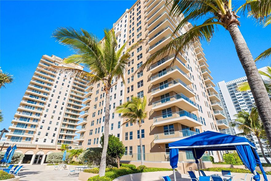 Fully furnished two bedroom two and half bathrooms located on 11th floor overlooking ocean.  Walk in closet in hall next to half bathroom converted into two twin bed childrens room.  Large corner unit.  Only four units per floor.  Owner willing to rent yearly or month to month minimum 9 months.