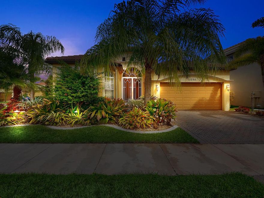 Beautiful 2 bedroom + den and 2.5 bathroom home situated on a CORNER lot in TownPark at Tradition. Great finishes and features throughout including: new A/C in 2018, complete accordion shutters, extended patio and screen enclosure, screened front porch, upgraded landscaping, and LED lights in landscaping with timers. The kitchen features double wall oven, kitchen island, and electric cooktop. TownPark offers great amenities. HOA fee includes internet, cable, alarm monitoring, a clubhouse, a large resort style pool, exercise room, basketball courts, and tennis courts. Tradition is a master planned community that features beautiful vistas, lakes , recreational areas, green spaces, great dining and shopping and easy access to I-95. Minutes to Cleveland Clinic Tradition Medical Center.