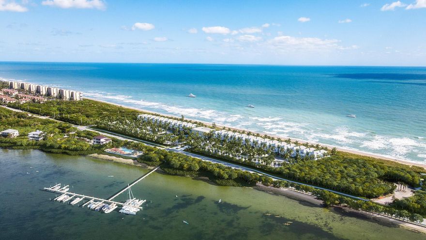 Coming to market and never before offered in South Florida is Ouanalao; a luxury, residential resort comprised of 25 oceanfront homes and 25 cottages.  Situated on Hutchinson Island, you will enjoy 15 acres of pristine beaches with 1200' of direct oceanfront and 700' on the Intracoastal.  Hutchinson Island is a barrier island that spans 20 miles long and is surrounded by the turquoise waters of the Atlantic Ocean and Indian River lagoon and estuary. We are located 1 hour north of the Palm Beach International Airport. The resort is fully entitled and will be operated as a resort with 3 restaurants , a 20,000 sf clubhouse including spa, fitness, market, and marina with 26 dock slips.  The resort will be under the Marriott brand as a boutique resort. We welcome you!