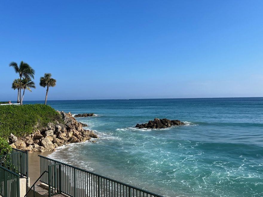 Love the Beach? Want to live the ultimate Florida lifestyle? This unit is calling your name! This 2BR/2 Bath updated unit has a beautiful patio facing the ocean, just steps away from a Private Beach, yet adjacent to shops, restaurants, live music and beachfront festivals in Deerfield Beach! Enjoy a moonlit walk to the famous Deerfield Pier. Unit has tile flooring, granite countertops and SS appliances. Community has TWO heated private pools with BBQ grills available, plenty of pool seating facing the ocean OR use the intracoastal pool watching sunsets and passing boats. Don't miss this opportunity! Includes covered parking in garage. MORE PHOTOS COMING SOON!