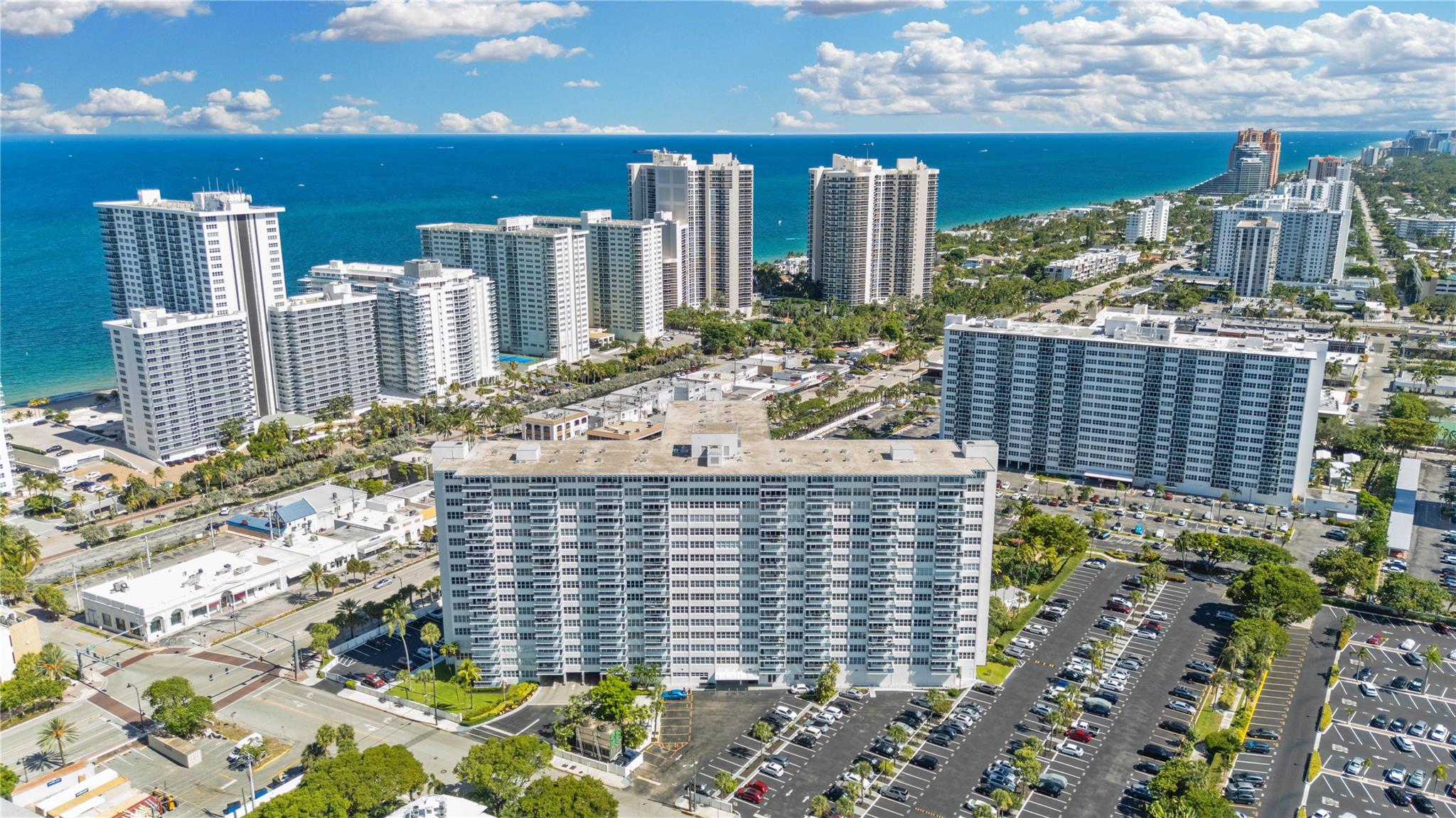 Beautiful 2 Bed 2 Bath Corner apartment with Ocean, Intracoastal, Pool area and Garden Views! Coral Ridge Towers East has completed all of it's Certifications, Concrete and painting, New roof, ELSS Fire Suppression System, Fully funded reserves, NO upcoming special assessments...Buy with Confidence. The unit offers tile floors throughout, Hurricane Impact Windows and Door, Kitchen boasts newer appliances, countertops, and recessed lighting...Primary bedroom and ensuite showcases tons of closet space and renovated bath...CRTE owns an intracoastal waterfront clubhouse for owners use...CRTE is a CO-OP so there are rules to purchase, One of the purchasers must be 55+, Provide 2 years of income tax statements, 700+ Credit score, CASH Only, No Renting, and show an annual income of $80,320
