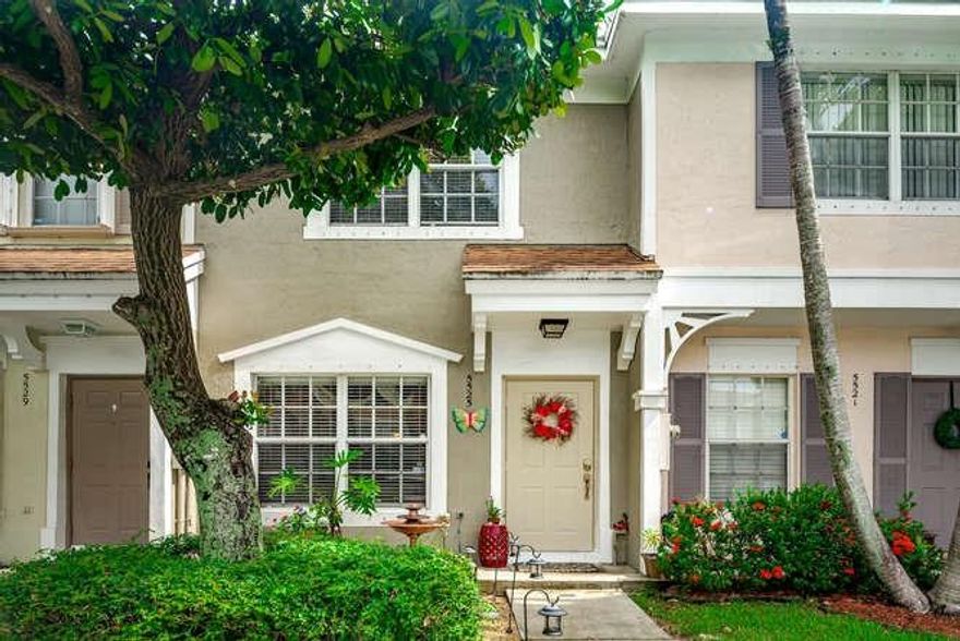 Step into this warm tastefully decorated gem and make this one your home! Tile throughout living area granite counter top in kitchen and Enclosed patio with High Impact doors overlooking the large common area and wooded preserve. Located in a well maintained Gated community for all ages in close proximity to the Florida Turnpike.