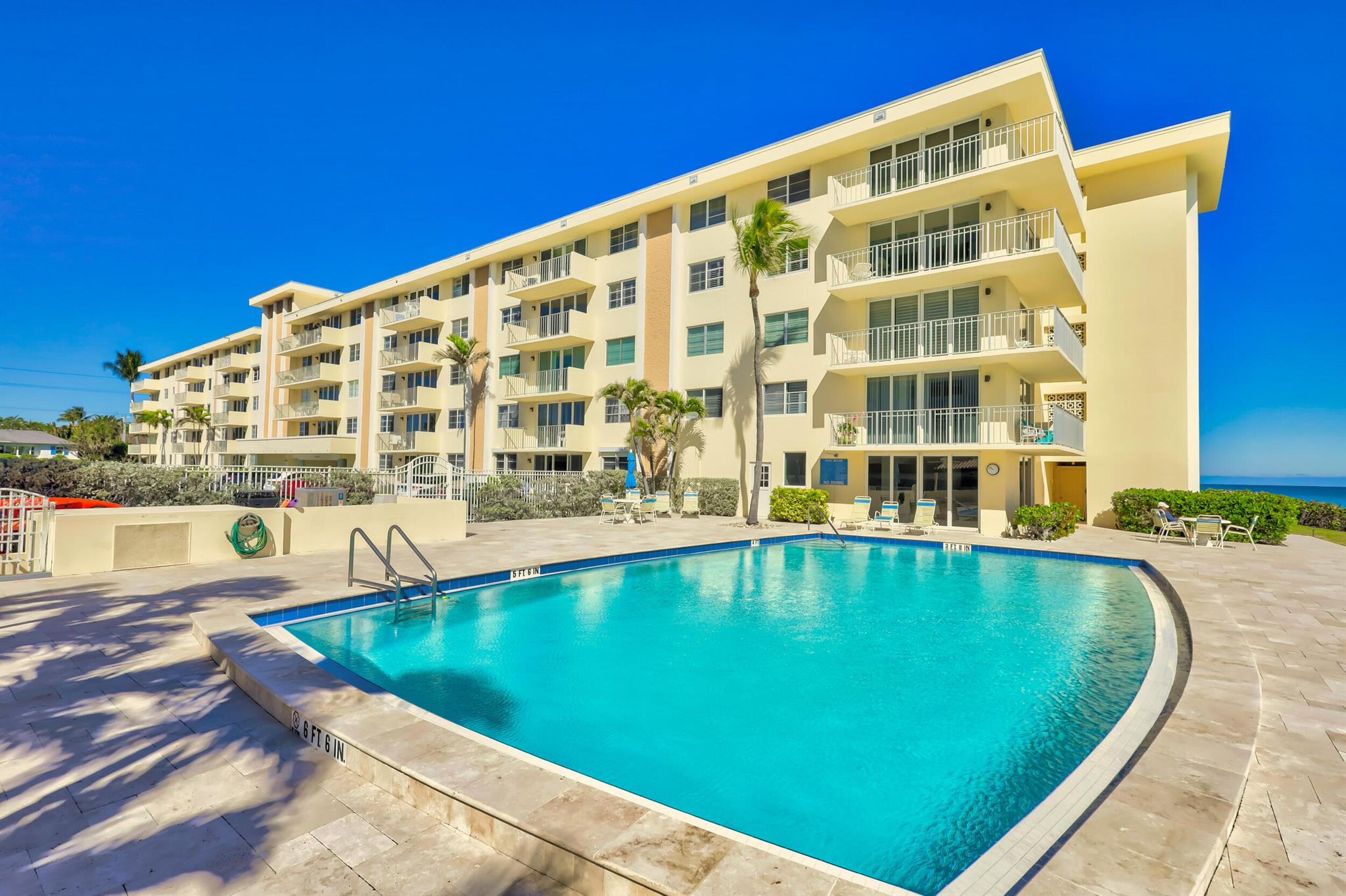 Beautifully updated 2-bedroom, 2-bathroom condo located directly on the ocean in Juno Beach. Featuring an open-concept design with white shaker cabinets, quartz countertops, and porcelain wood-look tile flooring throughout. Both bathrooms have been fully upgraded with sleek Blackstone showers (no bathtubs). The condo is fully protected with impact glass and doors for peace of mind. Every detail has been redone, offering a sleek, modern coastal retreat. Available for annual or seasonal rental (minimum 6 months for seasonal). Can be rented fully furnished or unfurnished to fit your needs.Live steps from the sand in this stunning oceanfront condo!