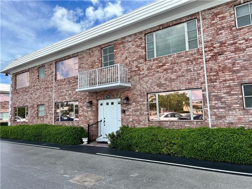 Welcome to The Virginian, a 55+ community conveniently located in the heart of Pompano Beach!Entire Unit Completely Remodeled with over $60k in renovations! As you enter this tastefully modernized unit, you will be amazed and feel home with new wood look tiles throughout, All brand-new lighting fixtures/fans, custom made cabinets with gola handles, newer appliances, undermount soft-close drawers, UMI quartz countertops, tiles backsplash, new garbage disposal.  Bathroom with custom floating vanity with UMI mitered quartz countertops, LED mirror. Master bath with walk in shower, vessel sink.Community pool with low monthly maintenance. This is a second-floor unit and there is no elevator. No rec lease and no land lease! Association represents that one owner must be at least 55. CASH ONLY