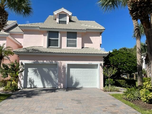 Available 2026 Season! Walk to the turquoise waters of Jupiter Beach from this 2nd floor, 2 bedroom, 2 bath + loft, END UNIT townhouse on the 17th green of the Jupiter Dunes golf course. Enjoy the relaxed atmosphere in The Estuary, play golf in the morning & walk miles of sandy beach in the afternoon. New wood plank tile flooring throughout main living area & bedrooms; gorgeous new primary bath renovation; stunning new Kitchen renovation with 42'' white Shaker cabs, quartz c-tops & SS appliances. King bed in primary & twin beds in guest room. Relax on the screened lanai overlooking the golf course. Park your car in the garage & walk to Jupiter's favorite attractions. Just a short stroll to the beach park, golf and numerous waterfront restaurants. A perfect beach retreat!