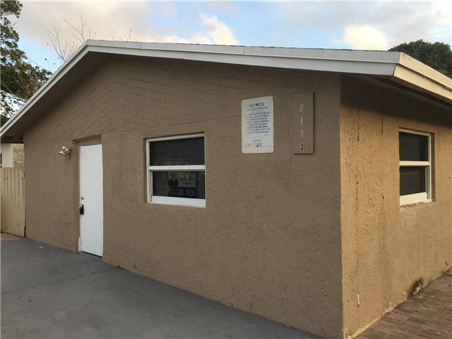 3/2 in a duplex property. This unit has been freshly painted, brand new kitchen with granite counter tops, new bathrooms, tile floors throughout the entire unit, out side patio, and central A/C. Please note section 8 is ok! Water is included on the rent!