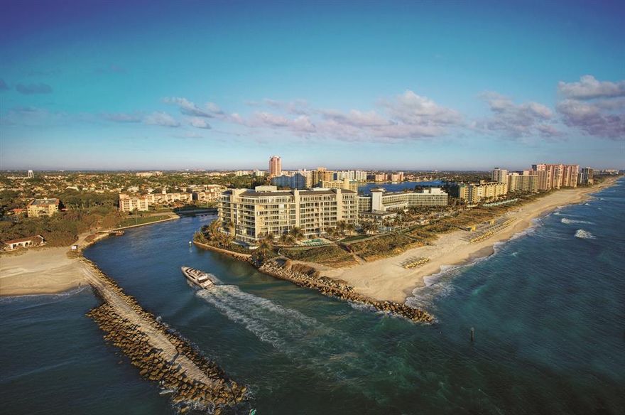 Residence 308 is now available at Boca Raton's most sought-after luxury address, One Thousand Ocean. The sprawling 5,407 SF oceanfront condominium features 3 bedrooms, 3.1 baths - including an expansive 2,000 SF of outdoor living space. Designer finished and furnished, this corner residence boasts high ceilings, panoramic views and a very chic, light and bright feel. Combined with luxurious facilities and state of the art technology and amenities of One Thousand Ocean, the  condominium is ideally suited for the demands of luxurious modern lifestyles. Designed for gracious entertaining and an elegant lifestyle, this property sets a new standard for beachfront living with signature views of ocean, city and the Intracoastal.