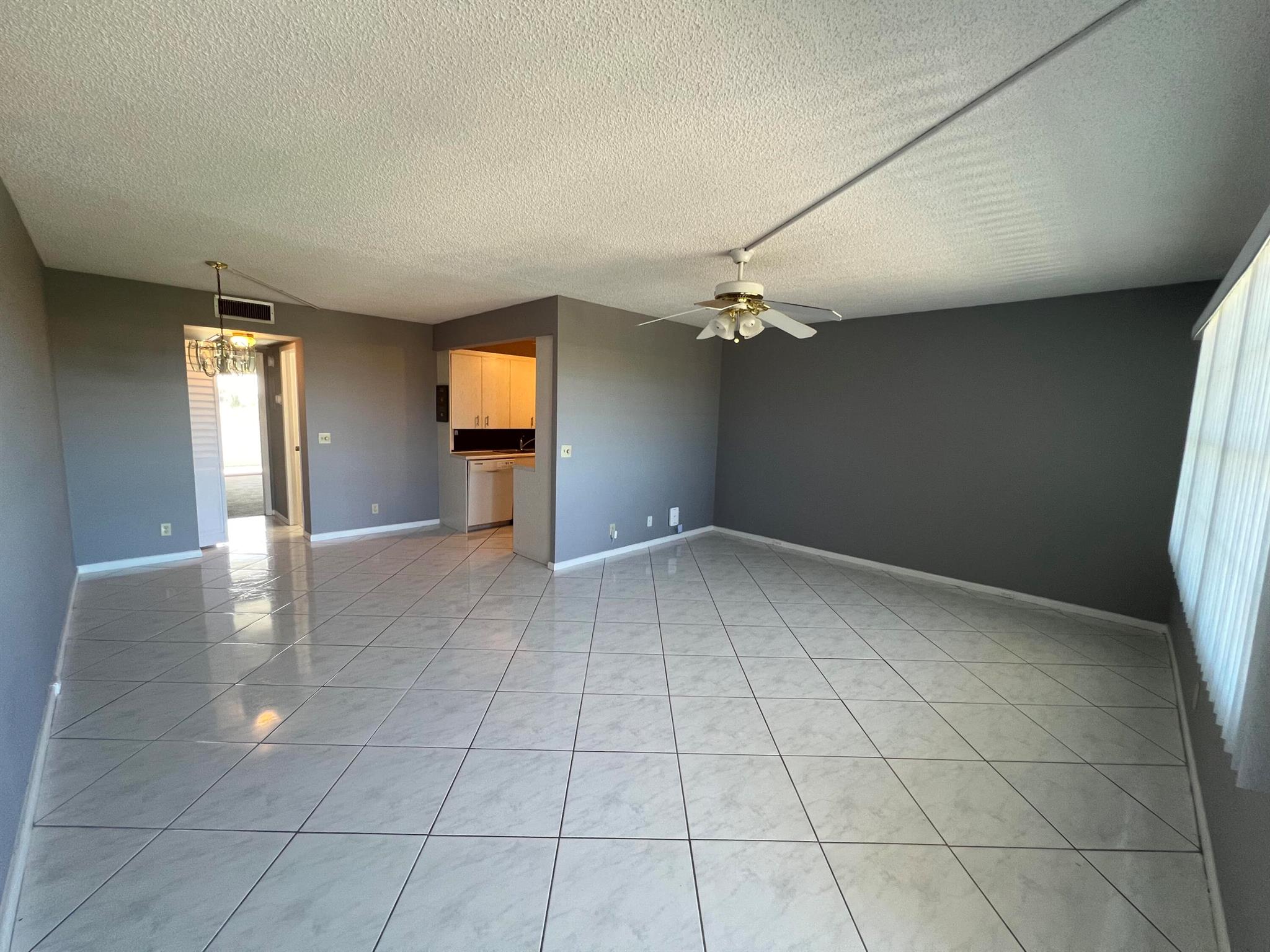 Penthouse condo, Updated bathrooms light & bright 4 story bldg 2 doors away from the elevator. 55+ community. Amazing water views that you feel like your on the intercoastal. Only the 2nd bldg from the gated entrance, then 1st bldg in Wolverton on right. Walk to the private pool for Wolverton or walk to the main clubhouse or house of worship.Great location. Unit has white and grey tiled floors with gray walls with new modern bathroom toilets, vanities, raised ceilings with highhats, new bth floors. New master shower,New plush carpet in master, Great closet space in master and hallway. New A/C. Ceiling fans in Master bdr, patio & Livingroom. Water,cable & internet incl. Clubhouse has Shows, Pickle Ball, Tennis, indoor/outdoor Pools, Fitness Center,Library, Billiards,clubs Free Bus servic