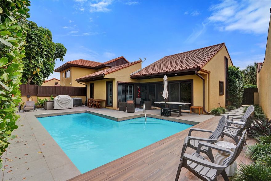 Beautifully updated 3 bed, 2 bath pool home with a 2-car garage in the gated Sky Lake community near Aventura in Miami. Features a private fenced backyard with a large pool area, ideal for outdoor living and entertaining. The home offers three spacious full-sized bedrooms, including a generous primary suite, newly renovated bathrooms, and sleek marble flooring throughout. Additional upgrades include impact windows and doors, an upgraded laundry room, and smooth ceilings with no popcorn. Ideally positioned minutes from the beach, major highways, shopping, dining, and the Aventura Mall, this residence offers resort-style Miami living in the comfort of your own home, near everything the city has to offer.