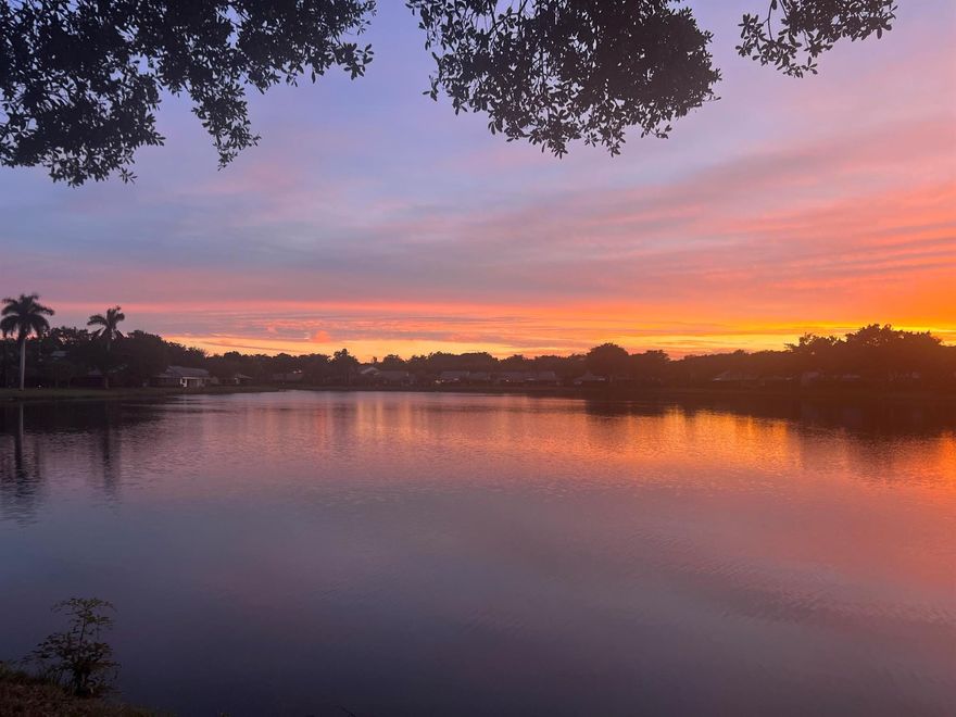 WOW! One of the best view you will have on the lake in the beautiful Chelsea community. Sit in your backyard and watch those beautiful sunsets. 2 bedrooms, 2 updated bathrooms and 1 car garage. Large covered lania, all tiled floors, murphy bed in second bedroom included. This great villa has a newer roof only (6-7 years new). come quick this one won't last. All information and measurements to be verified by the buyer.