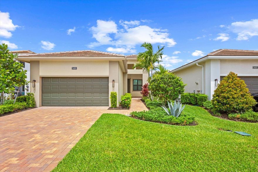 Priced to stand out in today's market, this is one of the best values currently available, offering an opportunity buyers won't want to miss. Well-kept and move-in ready, this home offers a bright, open layout with tile flooring throughout the main living areas and den/office for a clean, cohesive feel. The kitchen features 42'' cabinets, granite countertops, and a casual eat-in space, all opening directly to the dining and family room..making the layout easy for everyday living and comfortable for entertaining. The primary suite is spacious and functional, with dual walk-in closets and a private bath that includes dual sinks, granite counters, and a large walk-in shower. Out back, the screened-in patio provides a quiet space to relax and enjoy Westlake's beautiful sunsets. Additional highlights include a well-appointed laundry room, a garage with sleek epoxy flooring, and impact windows and doors throughout providing both convenience and peace of mind.  Residents enjoy HOA-included high-speed internet, full lawn care, and access to two exceptional amenity centers. The community clubhouse, led by a full-time lifestyle director, features a SmartFIT Training Center powered by EGYM, event and game rooms, an arts and crafts studio, pickleball and tennis courts, a dog park, resort-style and resistance pools, a spa, and an outdoor event plaza. Ownership also includes access to Westlake's renowned Adventure Park, showcasing a lagoon-style pool with a three-story slide, splash pad, cabanas, outdoor concert pavilion, basketball courts, an adult-only lodge-style pool, playgrounds, dog parks, and a BMX pump park.  Experience the best of resort-style living at Cresswind Palm Beach. This exceptional home is priced to sell. Schedule your private showing today.